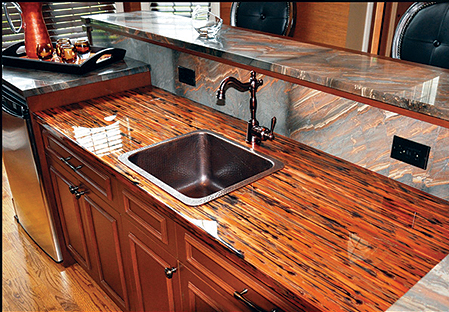 epoxy countertops countertop copper rockford kitchen custom painted businesses restaurants homes other wall hammered choose board backsplash